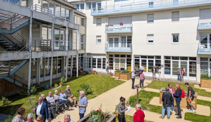 À Angers, cet Ehpad veut favoriser le bien-être des résidents grâce à un jardin de soins